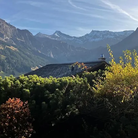 Skirennen Von Der Terrasse Mitverfolgen Adelboden Exterior photo